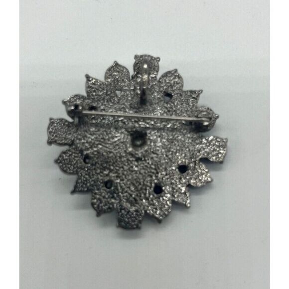 Faux Turquoise & Sunstone Brooch Pin - Picture 2 of 4